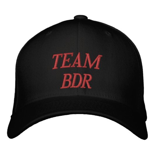 Casquette de course Team BDR (Devant)