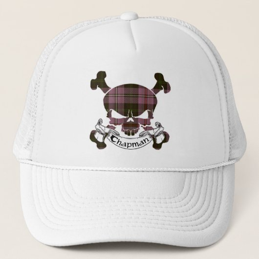 Casquette de crâne de tartan de Chapman (Devant)