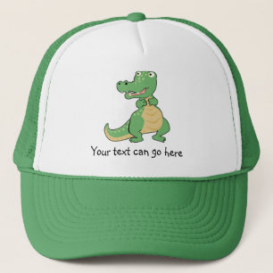 Casquette de crocodile de bande dessinée