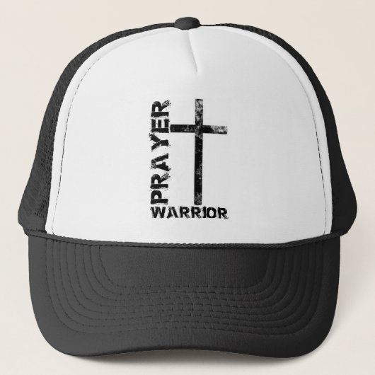 Casquette de croix de guerrier de prière (Devant)