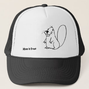 Casquette de croquis de castor