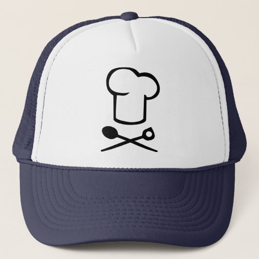 Casquette de cuisine de chef (Devant)