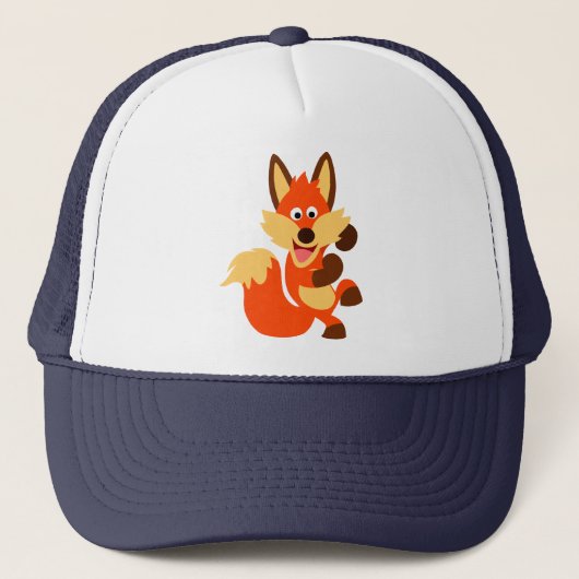 Casquette de Dancing Cute Fox (Devant)
