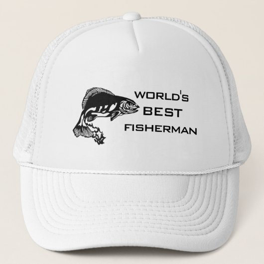Casquette de design de pêche (Devant)