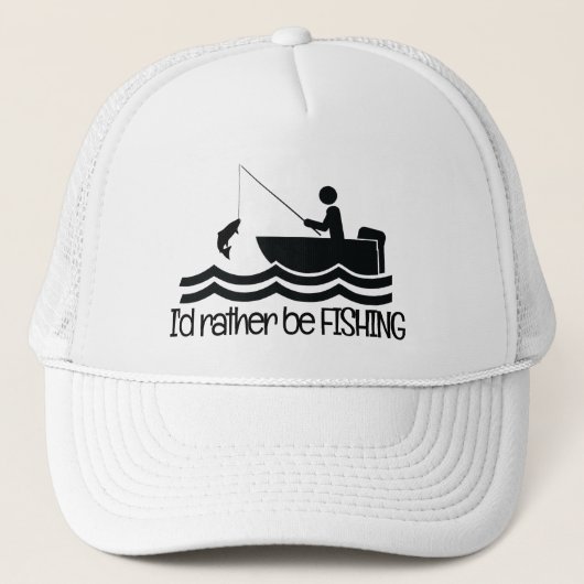 Casquette de design de pêche (Devant)