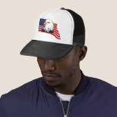 Casquette de design tout américain (En situation)