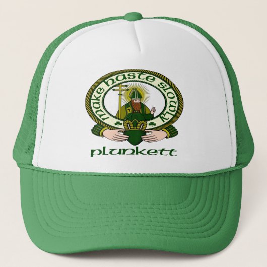 Casquette de devise de clan de Plunkett (Devant)
