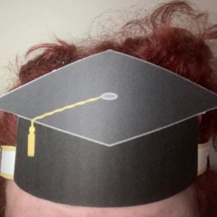 Casquette de diplôme Casquette de papier noir déco