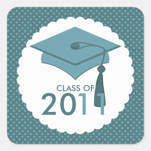 Casquette de diplôme Classe de Stickers (Devant)