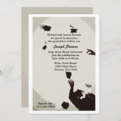 Casquette de diplômes sur invitation (Devant / Derrière)