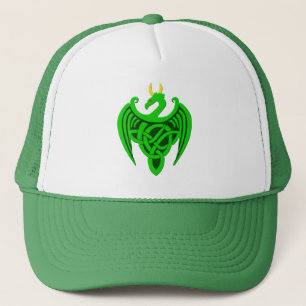 Casquette de dragon céleste vert