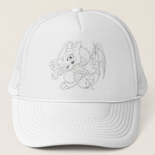 Casquette de dragon d'enfant (Devant)
