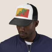 Casquette de dragon vert (En situation)