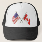 Casquette de drapeau de Canada/USA (Devant)