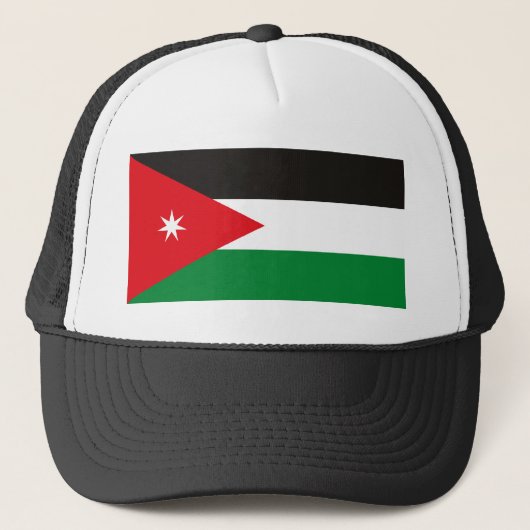 Casquette de drapeau de la Jordanie (Devant)