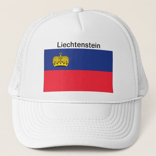 Casquette de drapeau de la Liechtenstein (Devant)