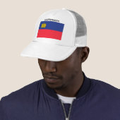 Casquette de drapeau de la Liechtenstein (En situation)