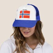 Casquette de drapeau de la Norvège (En situation)