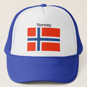 Casquette de drapeau de la Norvège