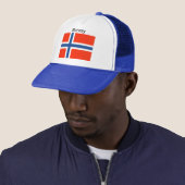 Casquette de drapeau de la Norvège (En situation)