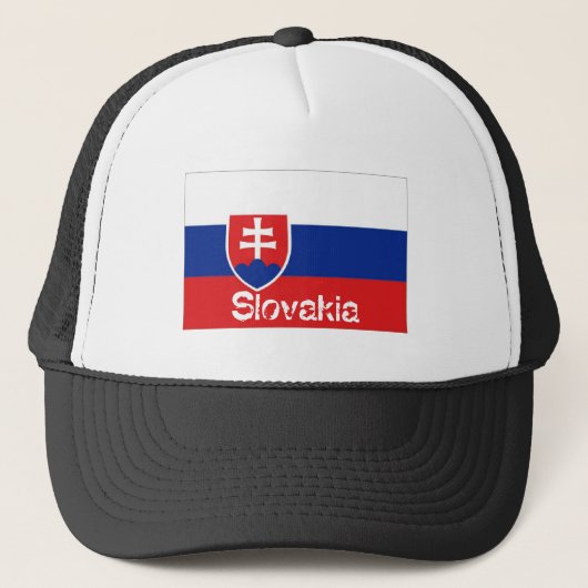 Casquette de drapeau de la Slovaquie (Devant)