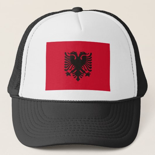 Casquette de drapeau de l'Albanie (Devant)