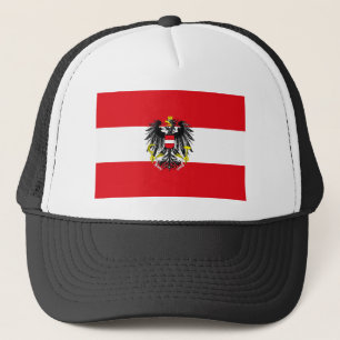 Casquette de drapeau de l'Autriche