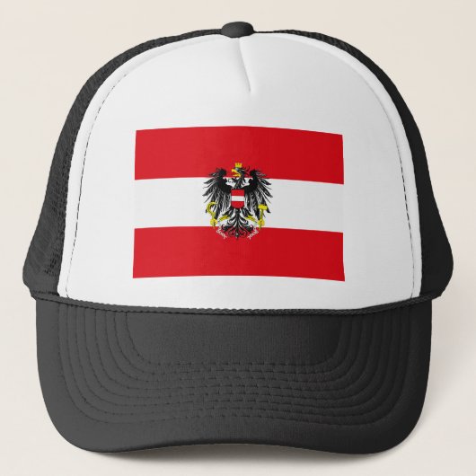Casquette de drapeau de l'Autriche (Devant)