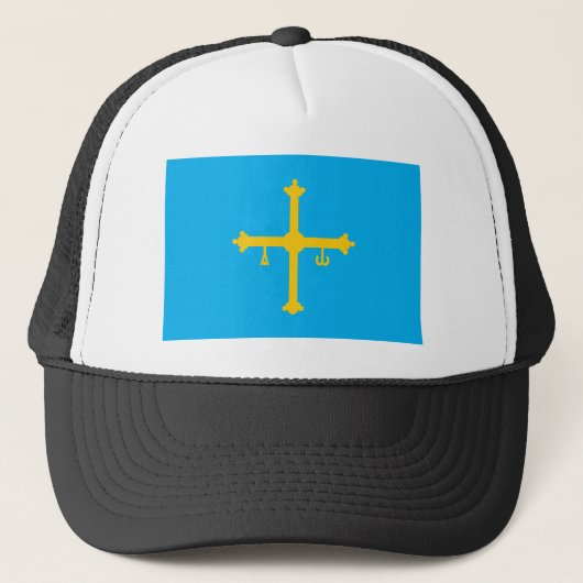 Casquette de drapeau des Asturies (Devant)