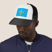 Casquette de drapeau des Asturies (En situation)