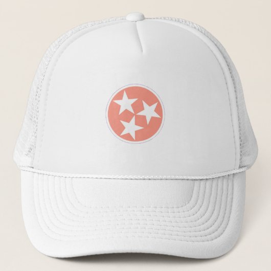 Casquette de drapeau d'état du Tennessee de trois (Devant)