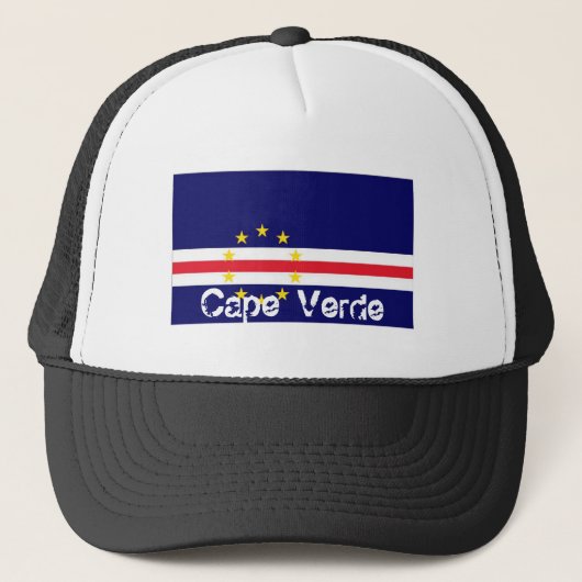 Casquette de drapeau du Cap Vert (Devant)