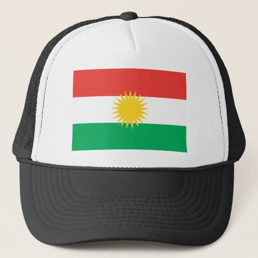 Casquette de drapeau du Kurdistan (Devant)
