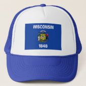 Casquette de drapeau du Wisconsin (Devant)