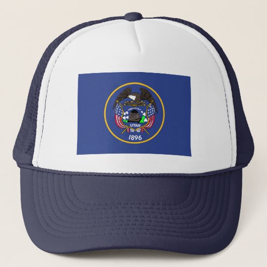 Casquette de drapeau Utah (Devant)