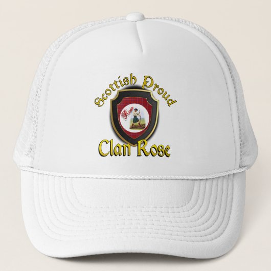Casquette de dynastie écossaise Clan Rose (Devant)