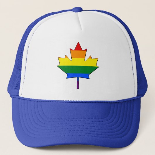 Casquette de feuille d'érable Rainbow (Devant)