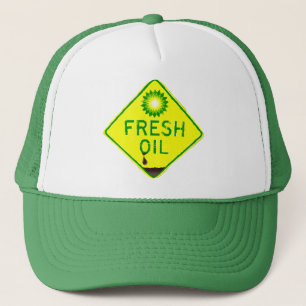 Casquette de flaque d'huile de BP - huile fraîche