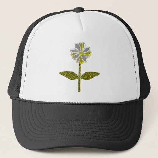 Casquette de fleur marguerite (Devant)