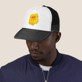 Casquette de fleurs de Nasturtium jaune brillant (En situation)