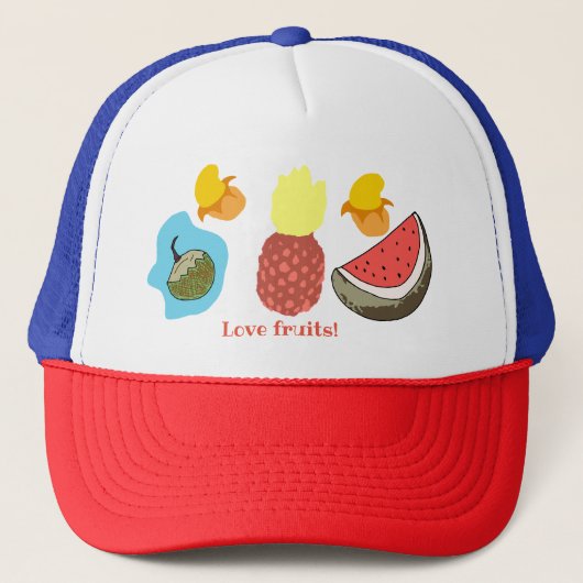 Casquette de fruits d'amour (Devant)