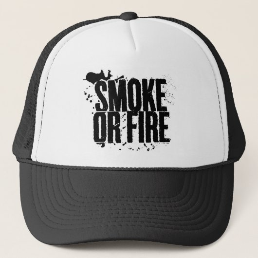 casquette de fumée ou du feu (Devant)