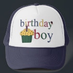 Casquette de garçon anniversaire<br><div class="desc">"Birthday Boy" pour l'anniversaire de cette personne spéciale !</div>