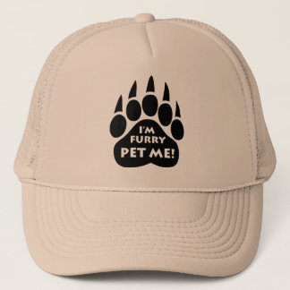 Casquette de gay pride de patte d'ours "je suis