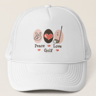Casquette de golf d'amour de paix