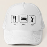 Casquette de golf Eat Sleep<br><div class="desc">Casquette de golf Eat Sleep</div>