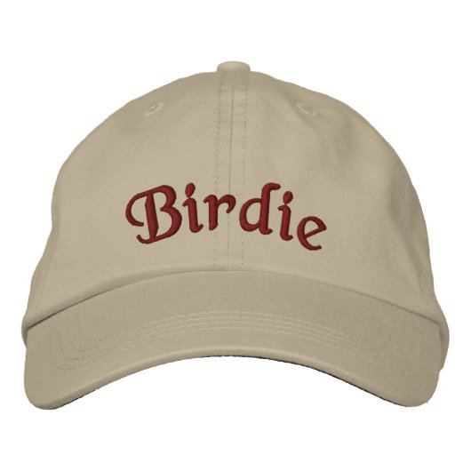 Casquette de golf personnalisé - Birdie brodée per (Devant)