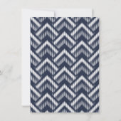 Casquette de grade | Faire-part photo Gold Blue & (Dos)