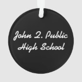 Casquette de graduation personnalisée classique et (dos)