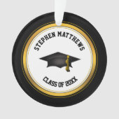 Casquette de graduation personnalisée classique et (devant)